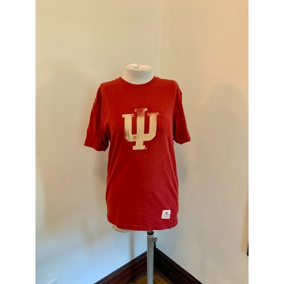 Women Indiana Hoosiers NCAA Short Sleeve Red Colosseum T-Shirt Logo Applique Med - Picture 4 of 6